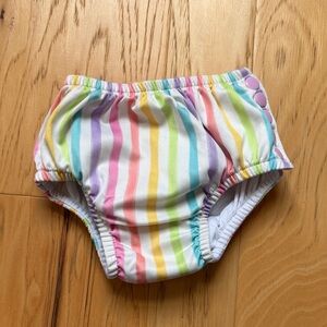 Green Sprouts Rainbow Striped Kids Swim Diaper 24m